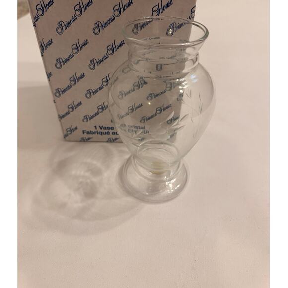 Vtg Princess House Crystal Vase 7" H Heritage Edition 382 - Picture 1 of 4
